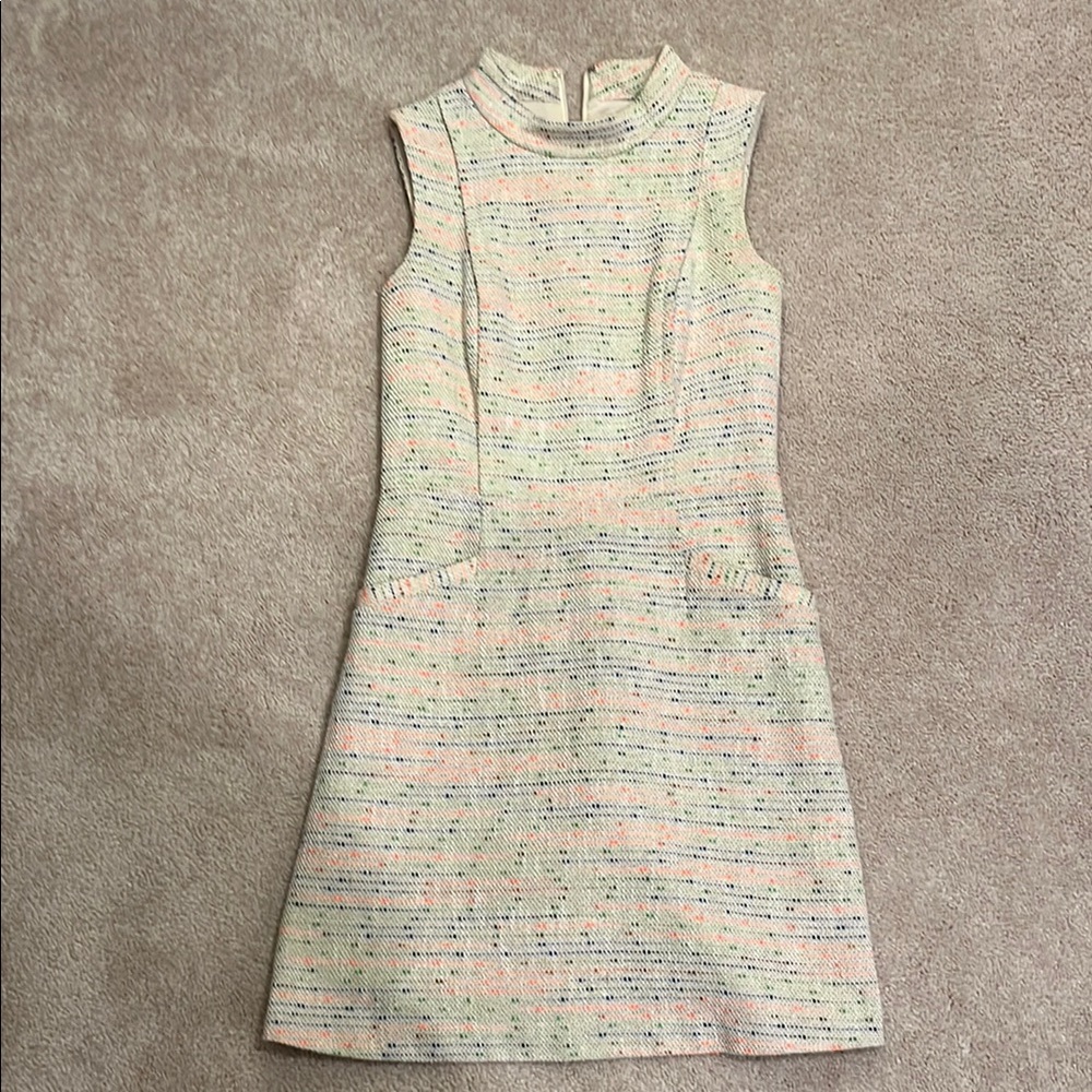 Halogen Multicolor Tweed Dress